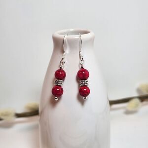 Riverstone Handmade Earrings On Sterling Silver Hypoallergenic Earwires